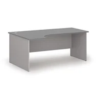 Biurka - Biurko narożne PRIMO GRAY, 1800 x 1200 mm, lewe, szary/grafit - miniaturka - grafika 1