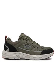 Skechers Trekkingi Verketta 51898/OLBK Khaki - Buty trekkingowe męskie - miniaturka - grafika 1