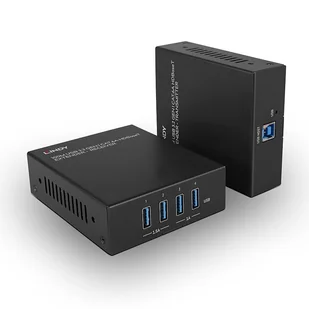 Lindy 43410 przedłużacz KVM Nadajnik i odbiornik - Przełączniki KVM - miniaturka - grafika 1