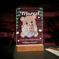 Ramki na zdjęcia - Lampka ramka L z wydrukiem na szkle akrylowym i podświetleniem LED - miniaturka - grafika 1