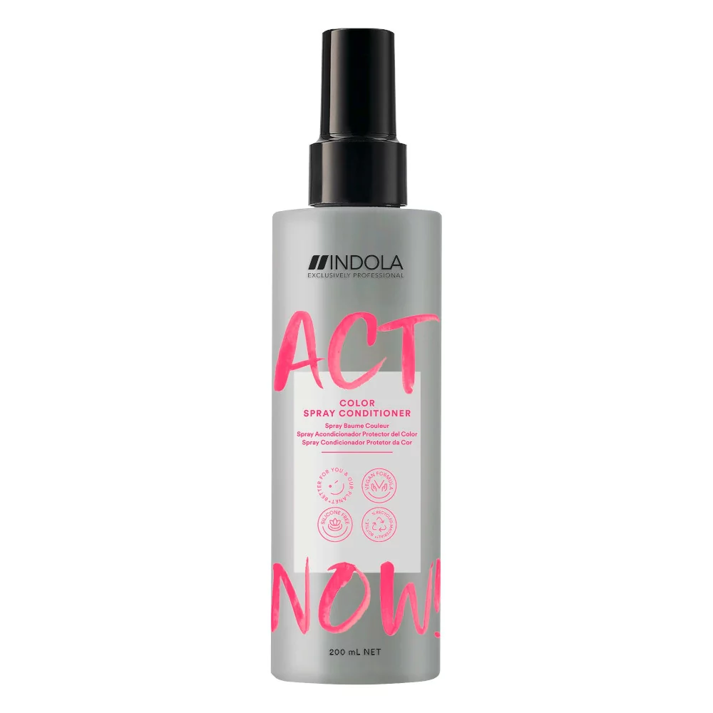 Indola Act Now! Color odżywka w sprayu do włosów farbowanych 200ml