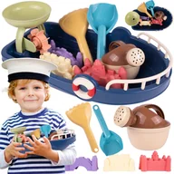 Samochody i pojazdy dla dzieci - Łódka Statek Łódźdo Piasku Wody Kąpieli na Plażę - miniaturka - grafika 1