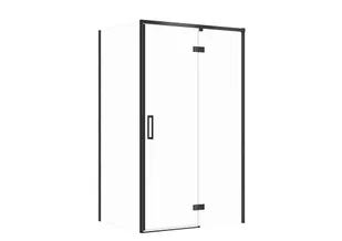 Kabina prysznicowa Cersanit Larga 120x90x195 prostokątna prawa czarny transparentne S601-317 - Kabiny prysznicowe - miniaturka - grafika 1