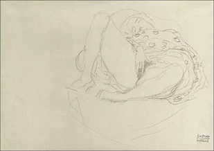 Galeria Plakatu, Plakat, Reclining Nude with Drapery, Gustav Klimt, 50x40 cm - Plakaty Galeria Plakatu, Plakat, Reclining Nude with Drapery, Gustav Klimt, 50x40 cm - Plakaty - miniaturka - grafika 1