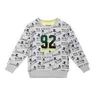 Bluzy dla chłopców - DJ DutchJeans Bluza chłopięca, szary, 6 lat - miniaturka - grafika 1