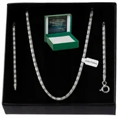 Łańcuszki - Srebrny Damski Łańcuszek Gładki Błyszczący Pr. 925 - miniaturka - grafika 1