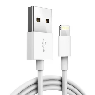 Kabel USB do iPhone Lightning 85 cm biały - Kable USB - miniaturka - grafika 1