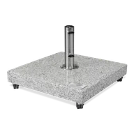 Parasole ogrodowe - Mobilny stojak na parasole 140 kg - granitowy z kółkami - miniaturka - grafika 1