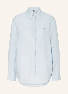 Tommy Hilfiger Koszula Z Lnu blau - TOMMY HILFIGER - Koszule damskie - miniaturka - grafika 1