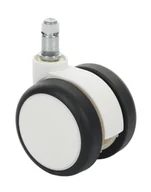 Krzesełka i taborety dla dzieci - Kółka miękkie białe 60 mm (5 szt.) - miniaturka - grafika 1