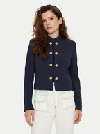 Marynarki i żakiety damskie - Tommy Hilfiger Marynarka WW0WW44607 Granatowy Regular Fit - miniaturka - grafika 1