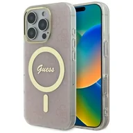 Etui i futerały do telefonów - Etui GUESS IML 4G MagSafe do Apple iPhone 16 Pro Max Różowy | Bezpłatny transport - miniaturka - grafika 1