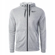 Bluzy męskie - Bluza Sportowa Męska Szara Rozpinana Nike Dri-Fit DB4206-063 r. XXL - miniaturka - grafika 1
