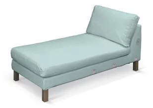 Dekoria pl pl Pokrowiec na szezlong Karlstad dostawka krótki pastelowy błękit 80 x 160 x 80 cm Cotton Panama 733-702-10 - Pokrowce na meble - miniaturka - grafika 1