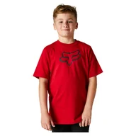 Odzież motocyklowa - Koszulka T-Shirt FOX JUNIOR LEGACY FLAME, kolor czerwony rozmiar YXL - miniaturka - grafika 1