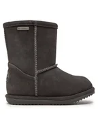 Buty dla dziewczynek - EMU Australia Śniegowce Brumby Lo K10773 Szary - miniaturka - grafika 1