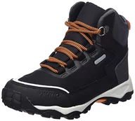 Buty dla chłopców - viking Unisex dziecięce buty Akkarvik Mid Wp Walking, czarny - czarny pomara?czowy - 33 EU - miniaturka - grafika 1