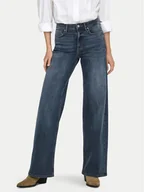 Spodnie damskie - ONLY Jeansy Madison 15339459 Granatowy Wide Leg - miniaturka - grafika 1