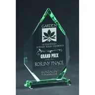 Gadżety dla kibiców - Trofeum szklane grawerowane z etui - miniaturka - grafika 1