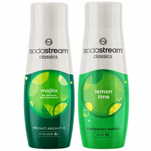 2x Syrop do Saturatora SODASTREAM MOJITO MOHITO CYTRYNA LIMONKA SOK DO WODY - Syropy i koncentraty owocowe - miniaturka - grafika 1