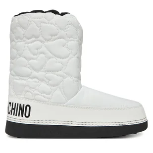 Śniegowce LOVE MOSCHINO JA24202G1NISE10A Biały - Śniegowce damskie - miniaturka - grafika 1