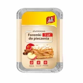 Formy do ciast - Jan Niezbędny Sarantis Foremki aluminiowe zapiekanka 3szt ZZAJAN117 - miniaturka - grafika 1