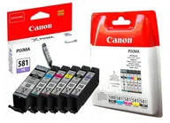 Tusze oryginalne - Tusze Oryginalne Canon Pgi-580 Cli-581 + Photo Blue Do Ts8350 - miniaturka - grafika 1