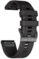 Akcesoria do smartwatchy - Tech-Protect PASEK SMOOTH FENIX 3/5X/3HR (26MM) BLACK BRANSOLETA CASE - miniaturka - grafika 1