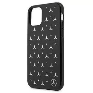 Mercedes MEHCN61ESPBK iPhone 11 6,1" czarny/black hardcase Silver Stars Pattern - Etui i futerały do telefonów - miniaturka - grafika 3