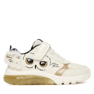 Sneakersy Geox J Ciberdron J56LPA 0BCKN C1M2U S Écru - Buty dla dziewczynek - miniaturka - grafika 1