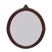 Lustra - RZEŹBIONE LUSTRO W KOLORZE CIEMNEGO MAHONIU 150108 / POLOMEBLE - miniaturka - grafika 1