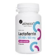 Przeziębienie i grypa - MEDICALINE Aliness Lactoferrin LFS 90% 100 mg x 30 kaps - miniaturka - grafika 1