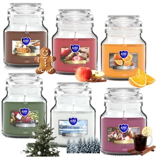 ŚWIECA ZAPACHOWA ŚWIECZKA ŚWIĄTECZNA ŚWIEC ZAPACH PREZENT ŚWIĄTECZNY ŚWIĘTA - Świece - miniaturka - grafika 1