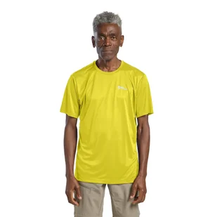 Męski T-shirt Jack Wolfskin TECH T M chartreuse - M - Koszulki męskie - miniaturka - grafika 1