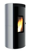 Piece wolnostojące - Caminetti Montegrappa piecyk na pellet Ethica NXS 10 EVO z dystrybucją powietrza - miniaturka - grafika 1