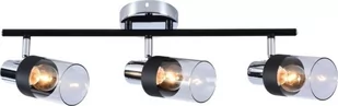 Lampex Avola lampa sufitowa (spot) 3-punktowa czarny/chrom LPX0034/3 - Lampy sufitowe - miniaturka - grafika 1