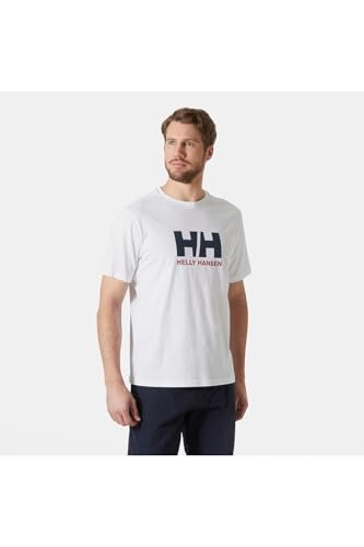 Helly Hansen Męska koszulka z logo HH, biała 2.0, L