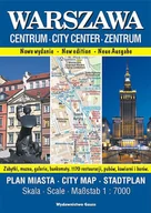 Atlasy i mapy - Warszawa - plan miasta (skala 1:7000) - Wydawnictwa GAUSS - miniaturka - grafika 1