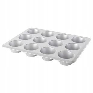 IKEA VARDAGEN Blacha forma "muffin", srebrny, 38x29 cm - Formy do ciast - miniaturka - grafika 1