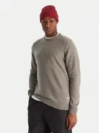 Swetry męskie - Quiksilver Sweter Slow Song Neppy EQYSW03325 Szary Regular Fit - miniaturka - grafika 1