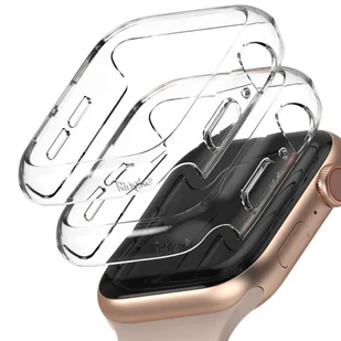 Ringke Nakładka x2 Ringke Slim do Apple Watch 4/5/6/SE 40mm Clear 11241X10 - Akcesoria do smartwatchy - miniaturka - grafika 1