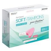 Kosmetyki erotyczne - JoyDivision Joydivision soft Tampons Mini 50 szt - tampony gąbeczki - miniaturka - grafika 1