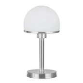 Lampy stojące - Joost II lampa stołowa 1-punktowa nikiel/biała 592300107 - miniaturka - grafika 1
