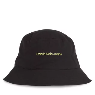 Czapki męskie - Kapelusz Calvin Klein Jeans Institutional Bucket Hat K50K511795 Black/Sharp Green 0GX - grafika 1