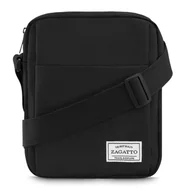 Nerki - Zagatto, Saszetka męska czarna torba sportowa na ramię - miniaturka - grafika 1