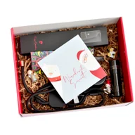 Zestawy upominkowe - Świąteczny zestaw prezentowy – Głośnik, Kabel Pierre Cardin, Długopis Pierre Cardin, Smycz, Latarka, Kartka - miniaturka - grafika 1