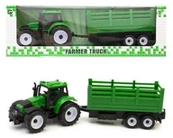 Samochody i pojazdy dla dzieci - Traktor z przyczepą - miniaturka - grafika 1