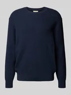 Swetry męskie - Sweter o kroju relaxed fit z efektem dzianiny model ‘Texture’ - miniaturka - grafika 1
