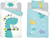 Pościel dla dzieci - Detexpol Pościel 100x135 do łóżeczka Dinozaur Dino - miniaturka - grafika 1