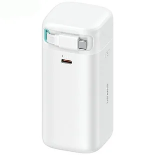 USAMS Powerbank ze zwijanym kablem USB-C 18000 mAh PD45W Fast Charge XMF Series biały/white 20KCD21602 (US-CD216) - Powerbanki - miniaturka - grafika 1